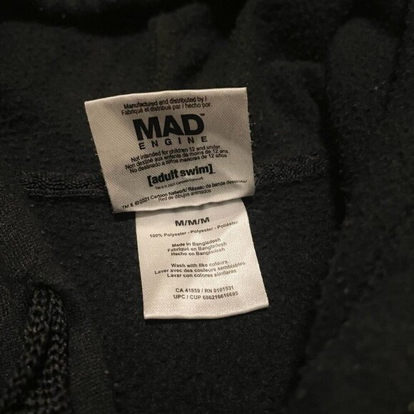 Rick an Morty Hoodie Mens Size Medium Sweatshirt Adult Swim - Picture 5 of 16